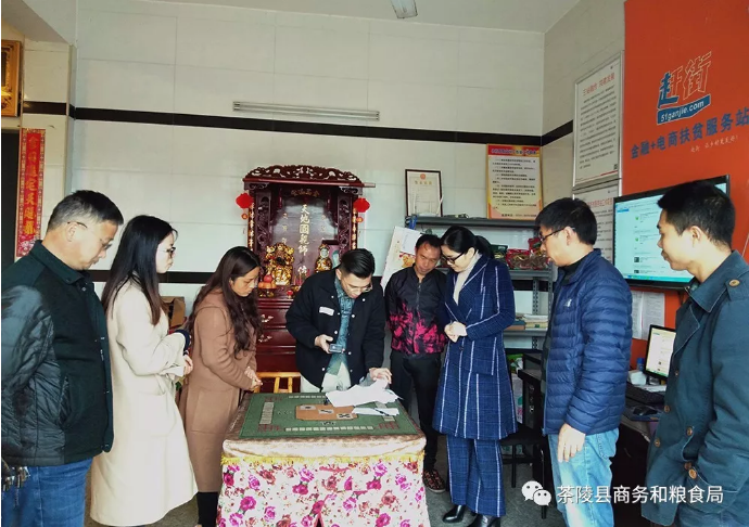 实地考察严塘镇尧水村